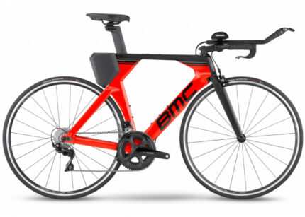 BMC TIMEMACHINE ONE TRIATHLONRAD SHIMANO 105 11F 700 MM ROT SCHWARZ 2022