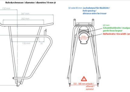 Tubus Cosmo Gepäckträger 26-28